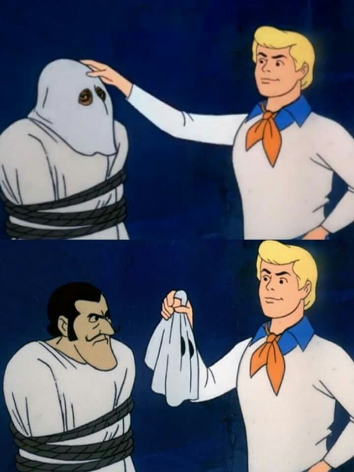 Scooby doo mask reveal